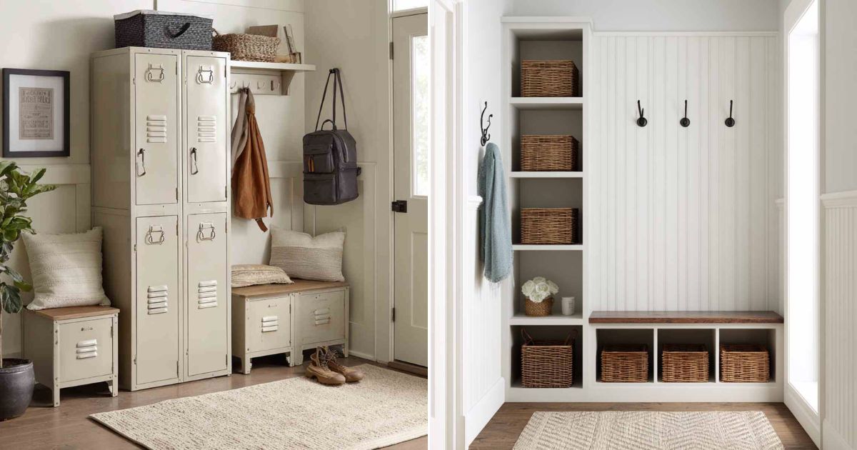 15 Space Saving Mudroom Locker Ideas Perfect For Tiny Entryways Photo Inspiration