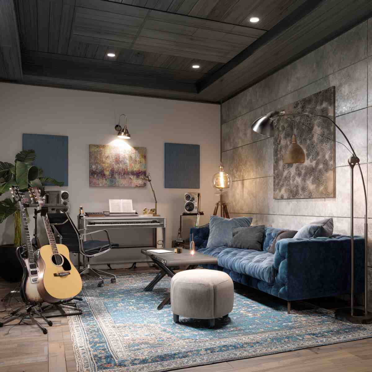 Music Studio + Relaxation Lounge