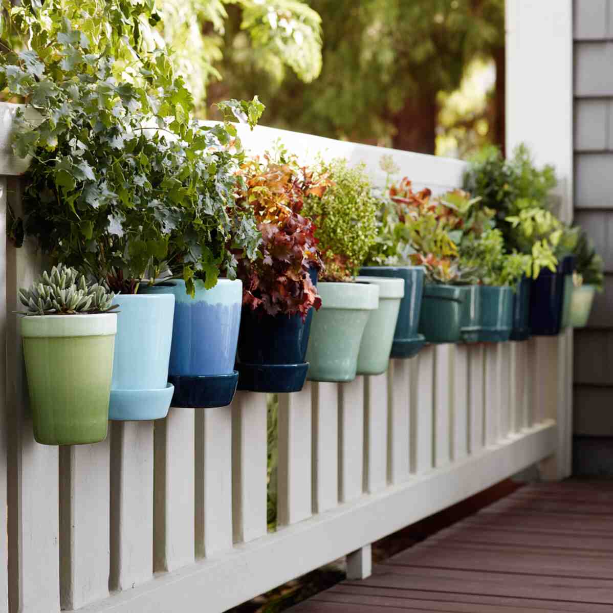Painted Ceramic Pots
