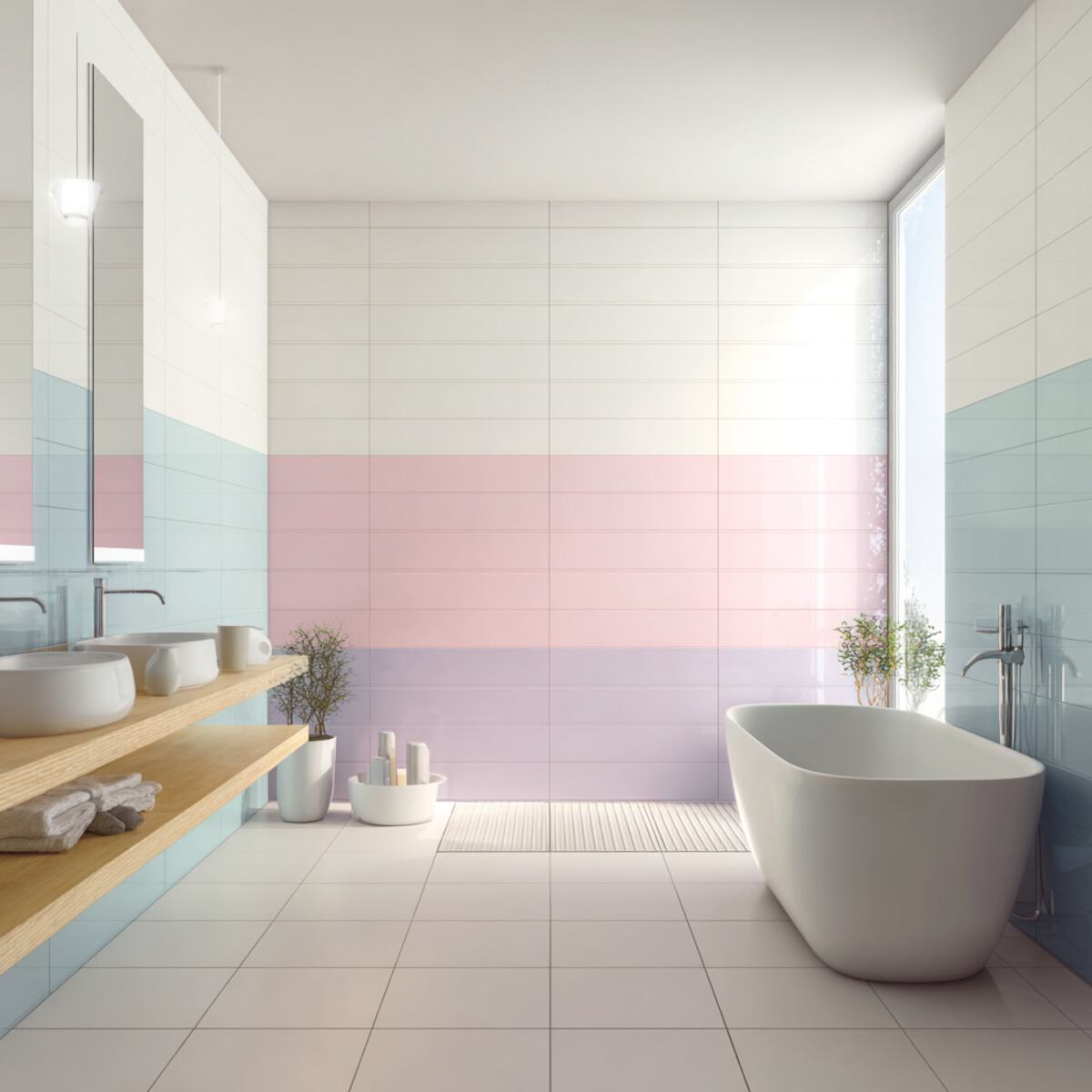 Pastel ombré tile strip-resized