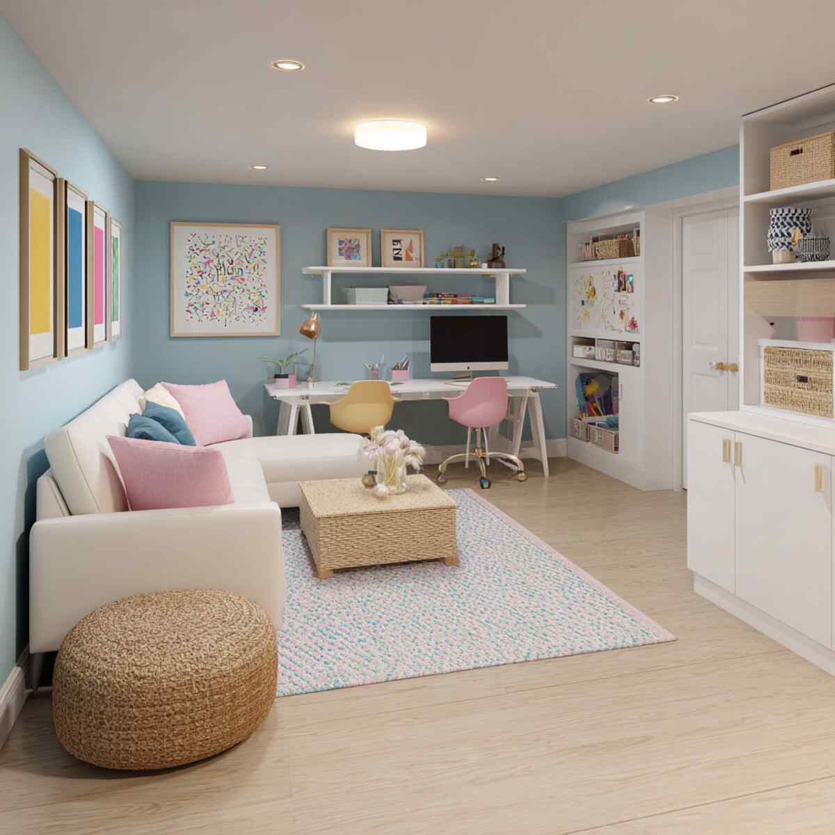 Playroom + Homework Nook