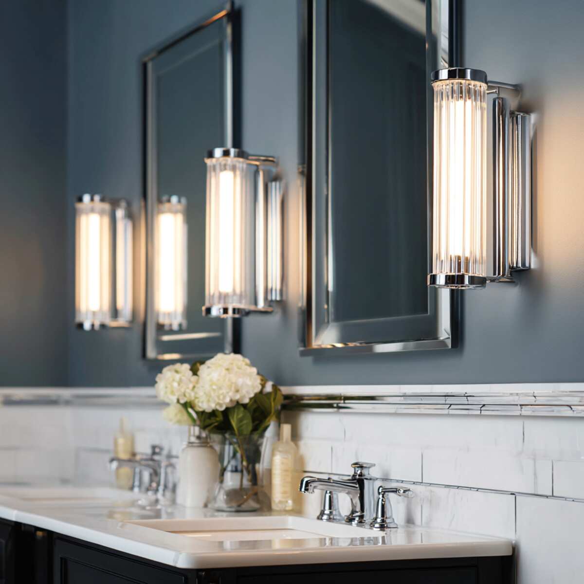 Retro Chrome Vanity Bars