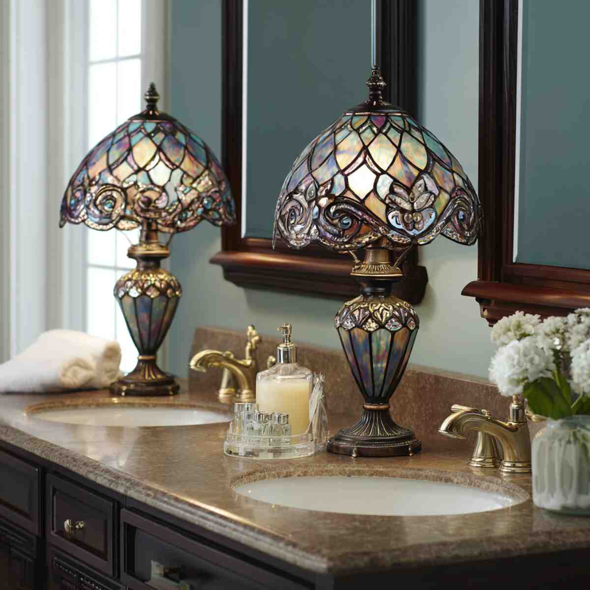 Tiffany Style Stained Glass Lamps