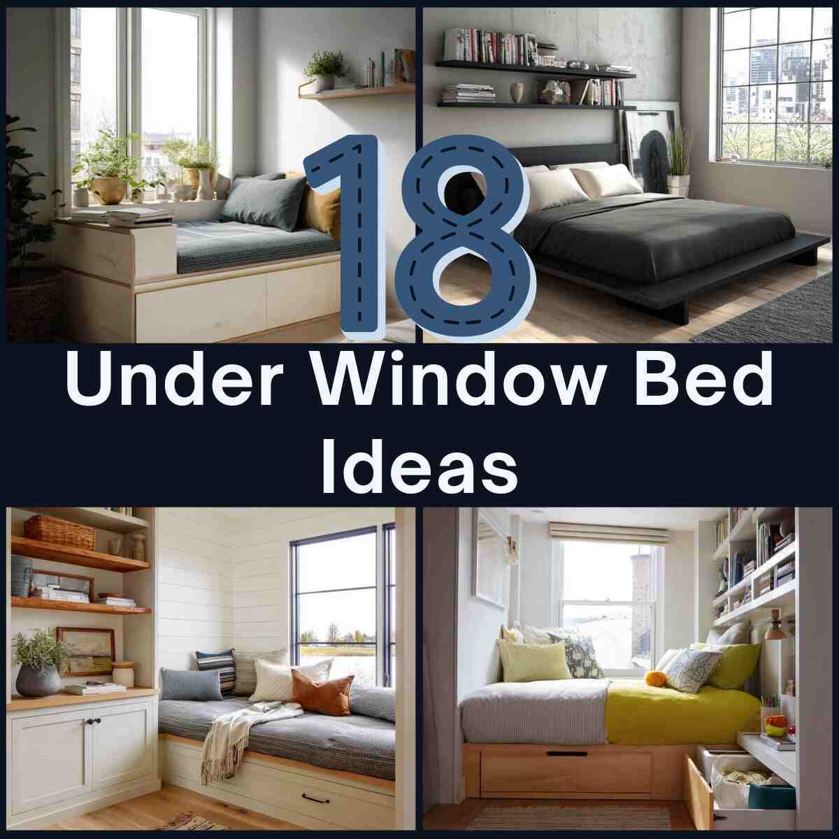 Under Window Bed Ideas