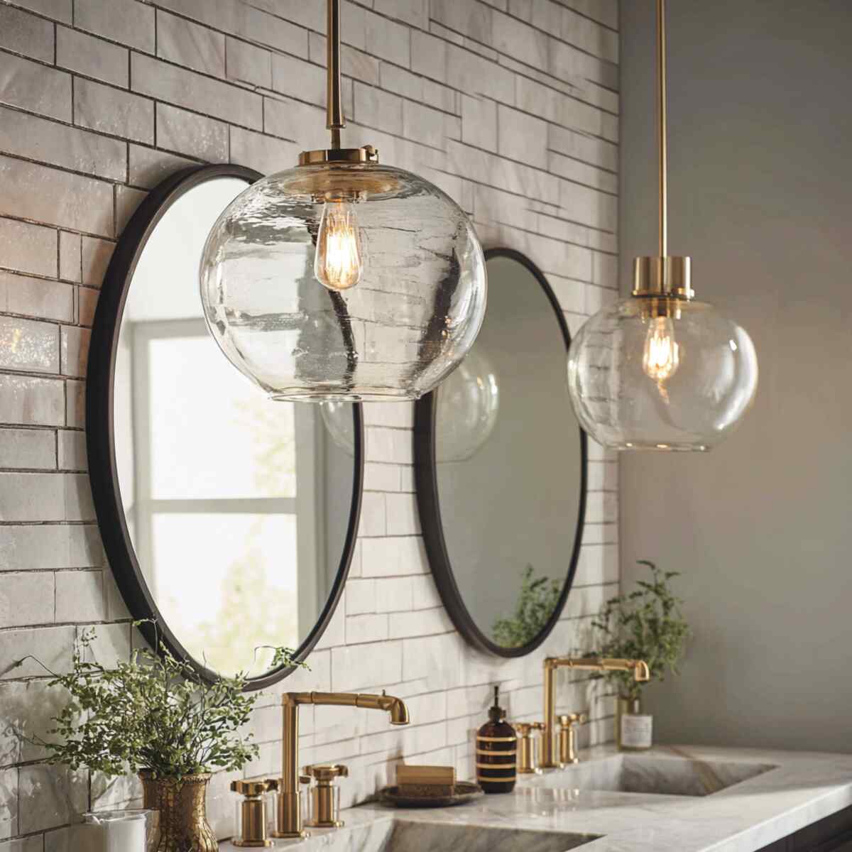 Vintage Globe Pendant Lights