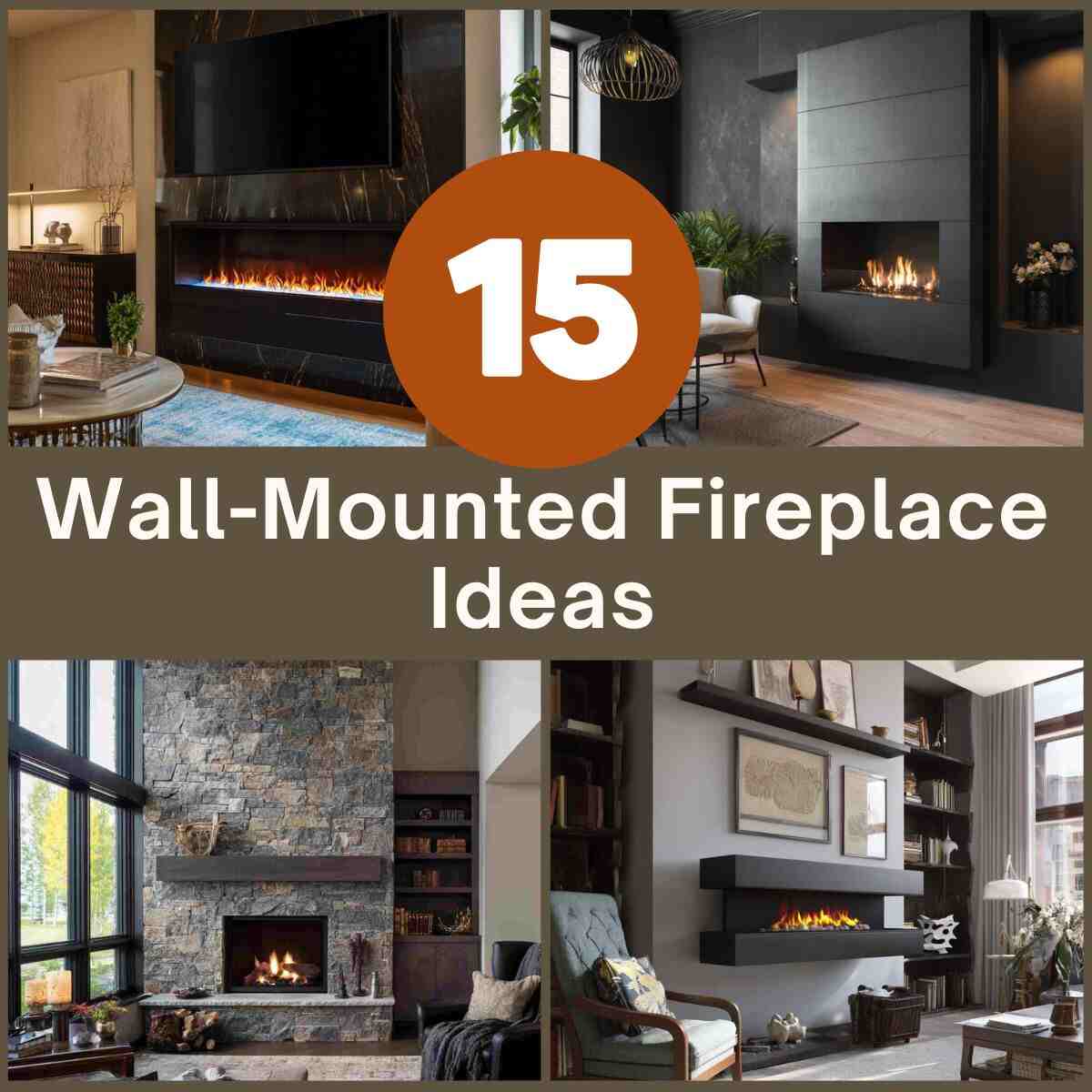 Wall-Mounted Fireplace