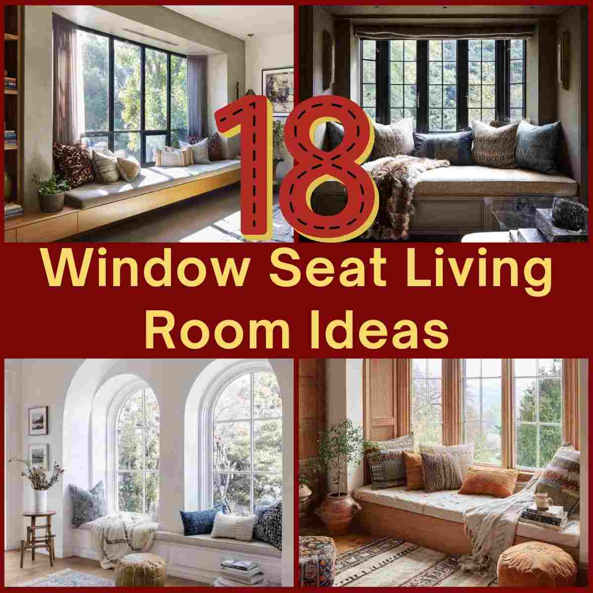 Window Seat Living Room Ideas 
