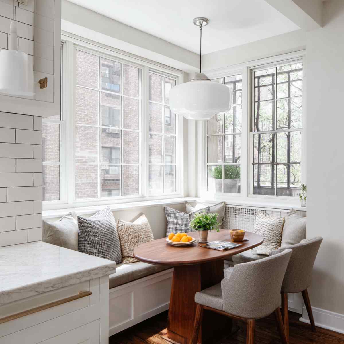 Window ledge turned into a counter-resized