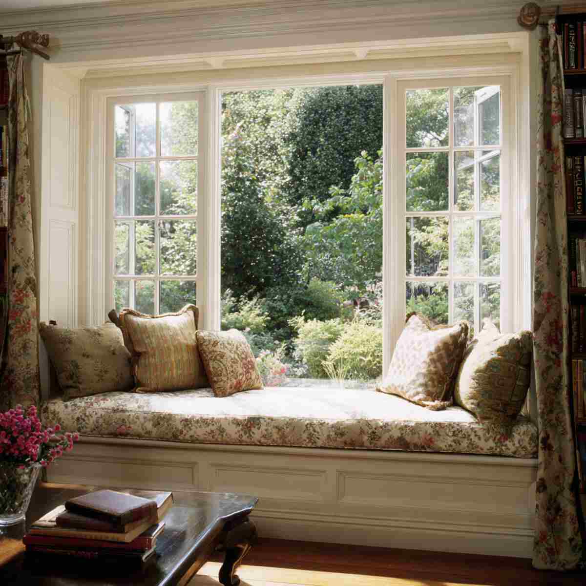 Window Seat Under Picture Windows