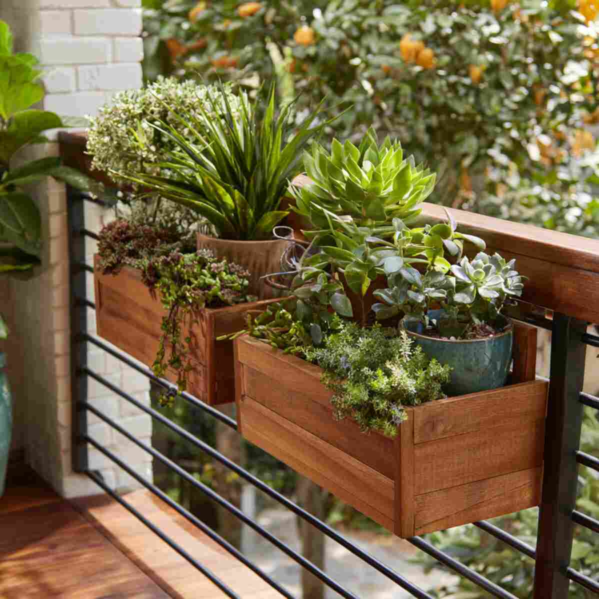 Wooden Box Planters