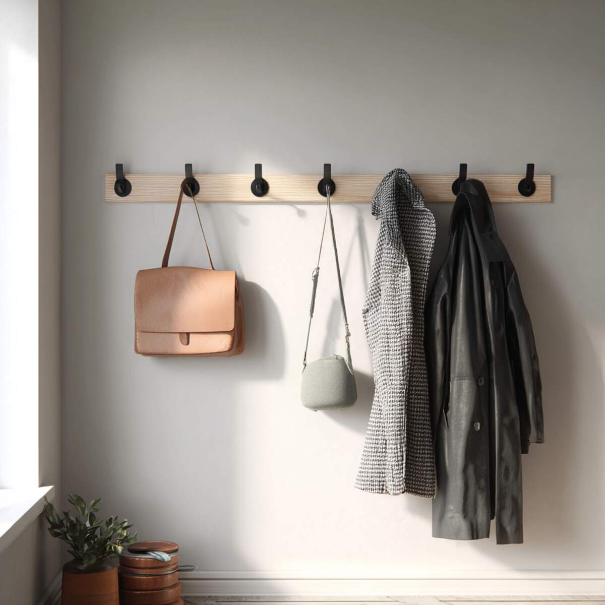 Minimalist Coat Hooks or Racks