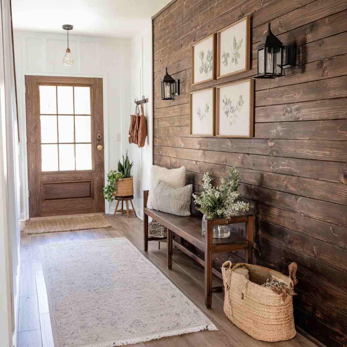 Rustic Stained Shiplap