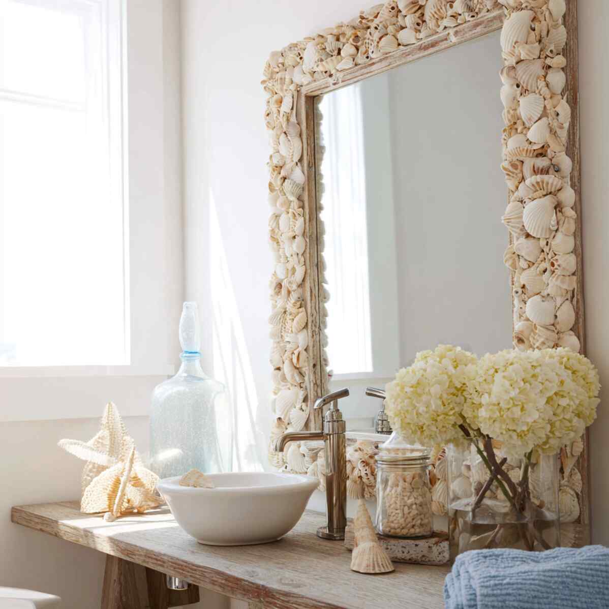 Seashell-Encrusted Frame