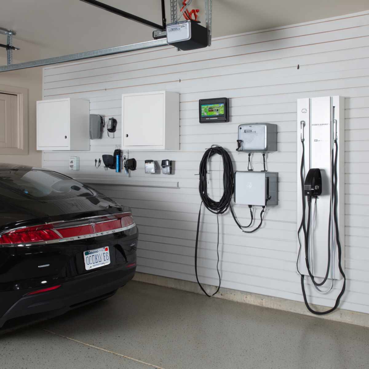 Vertical Slatwall Charging System