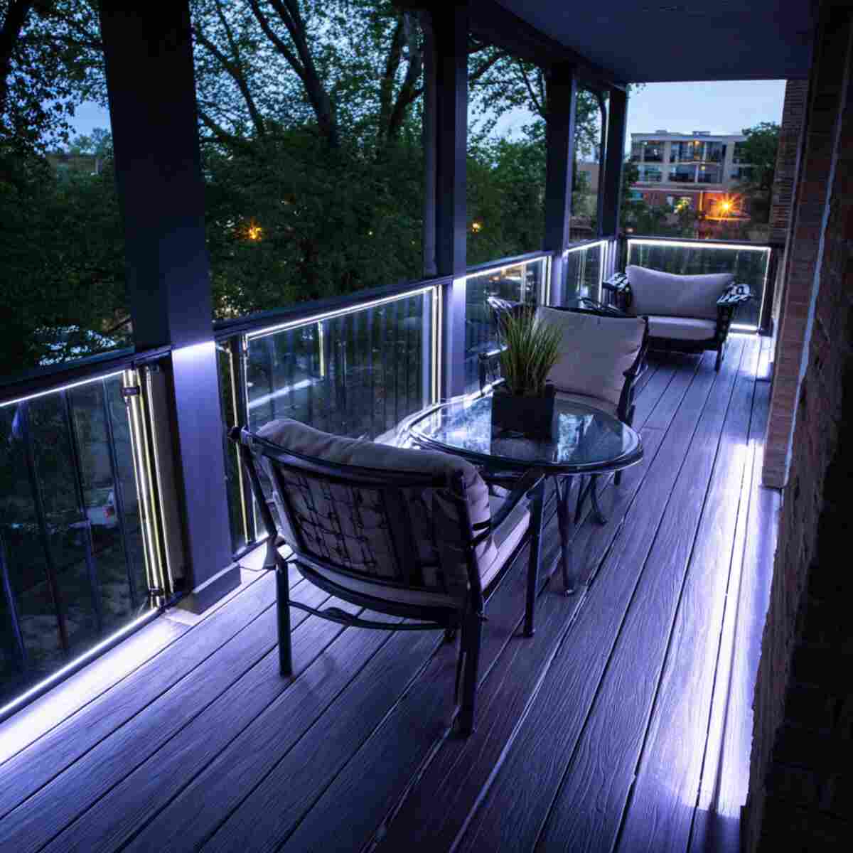 Integrated LED Handrail Lighting
