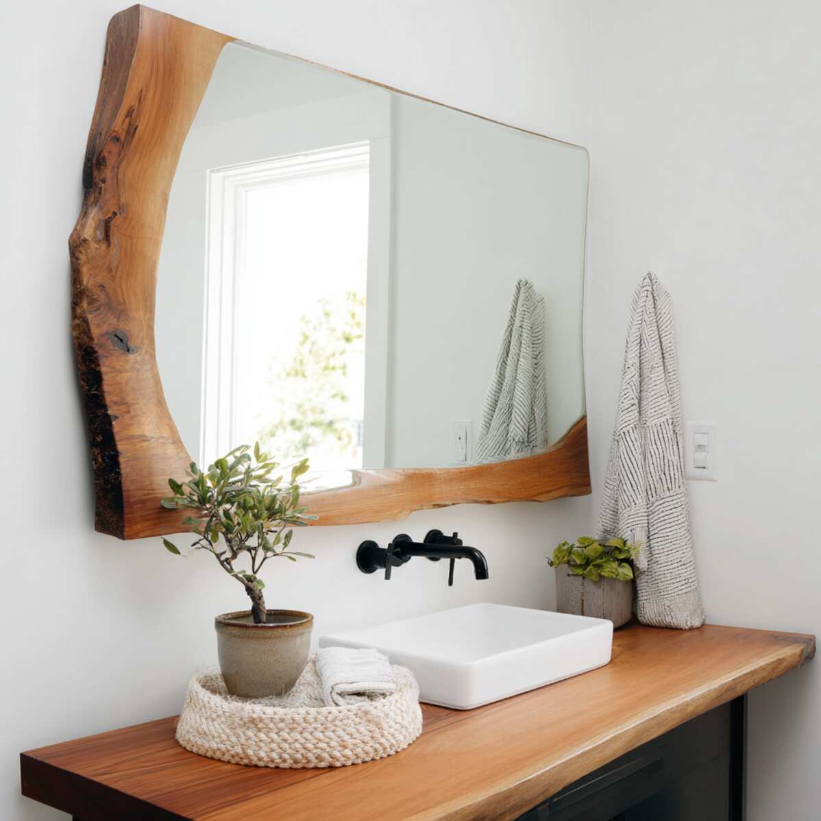Live Edge Wood Frame