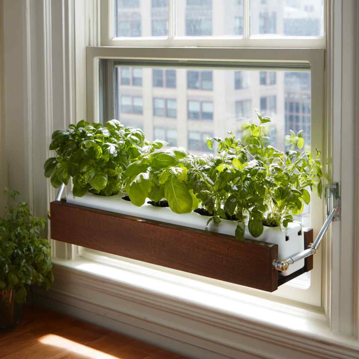 Rustic Wooden Crate Planter