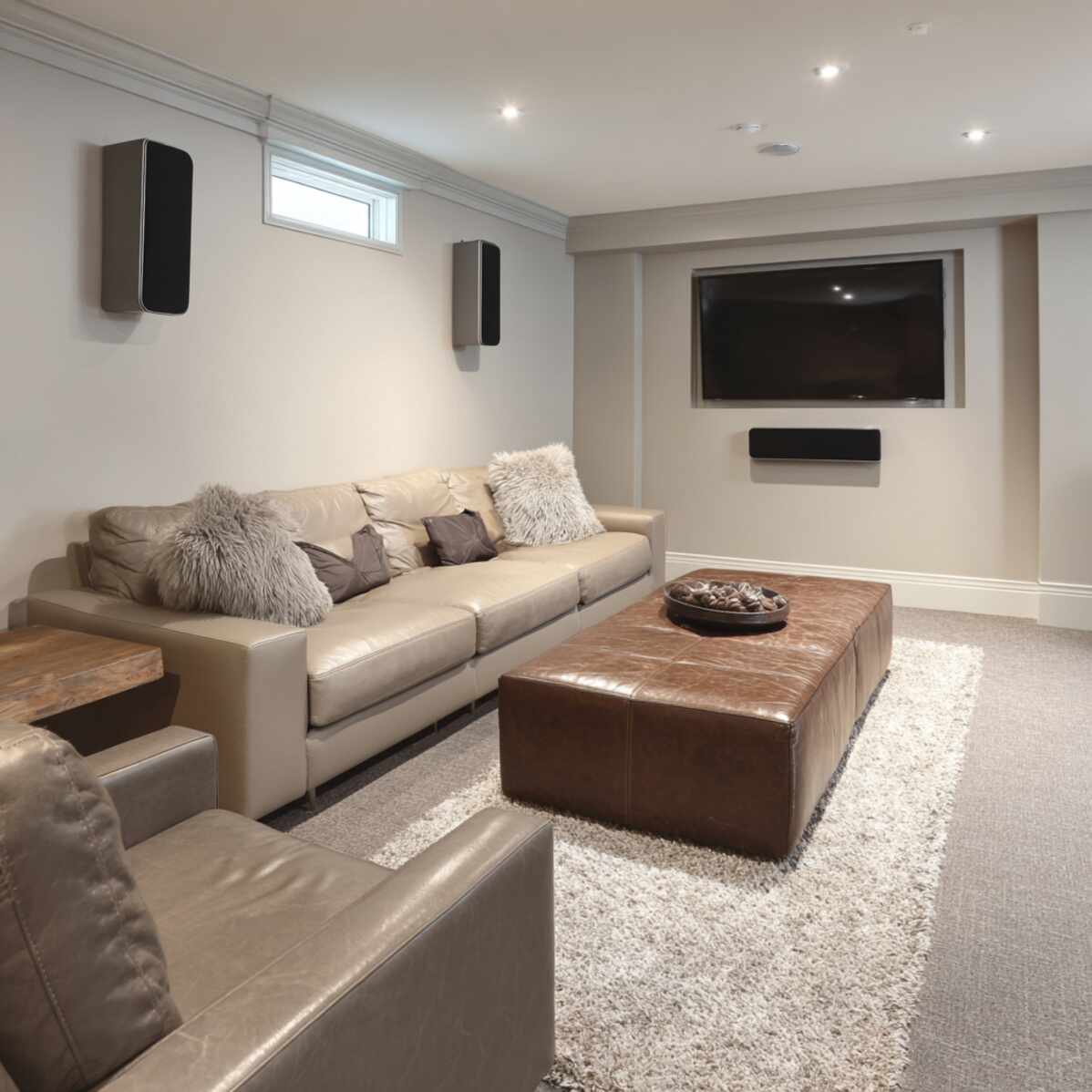 Wall-Mounted Speakers or Soundbars
