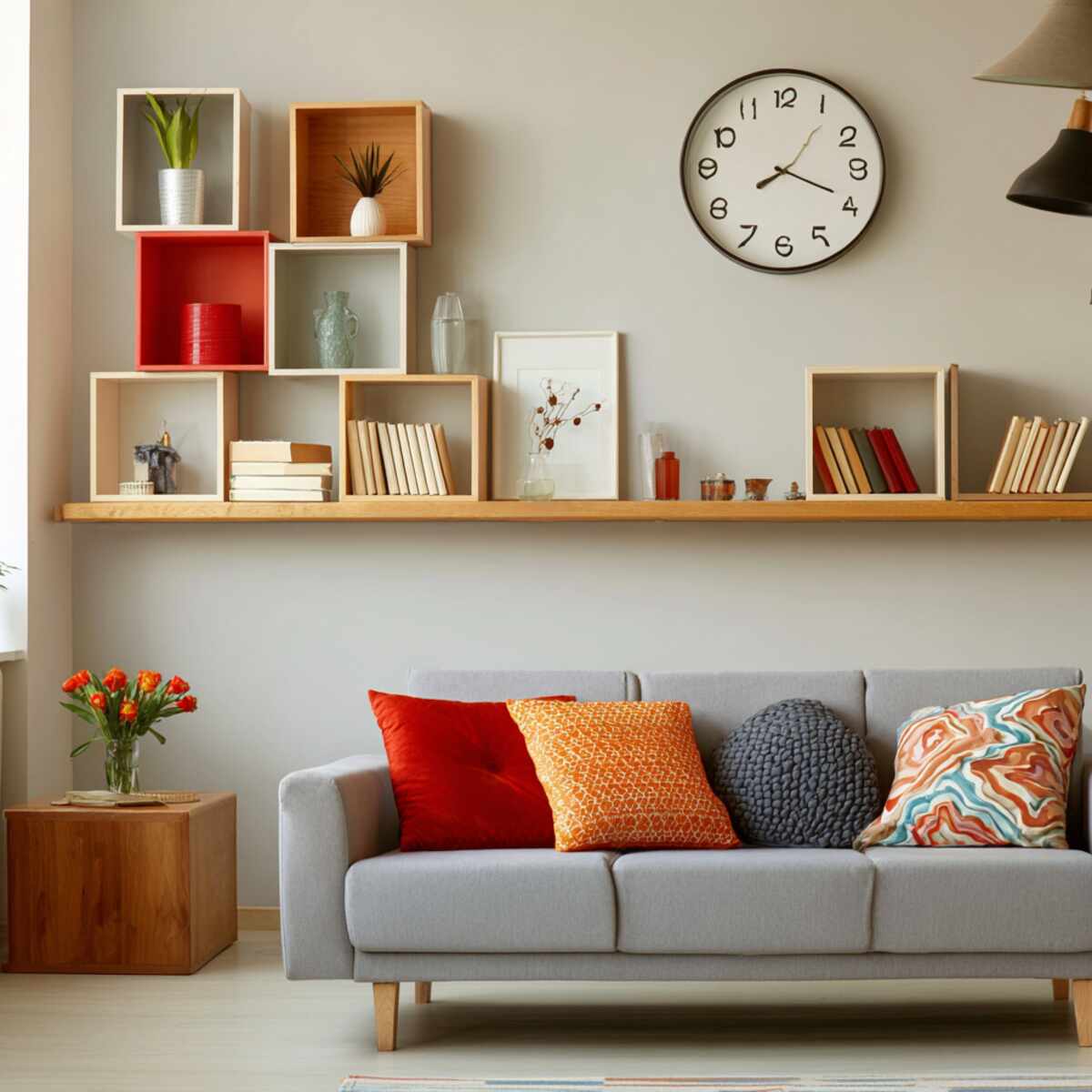 Above a Floating Shelf