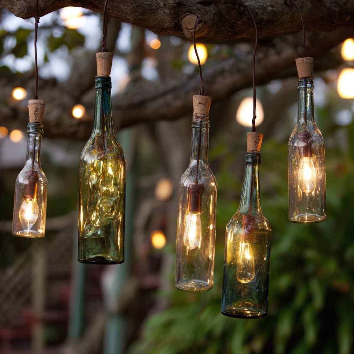 Wine Bottle Pendant Lights