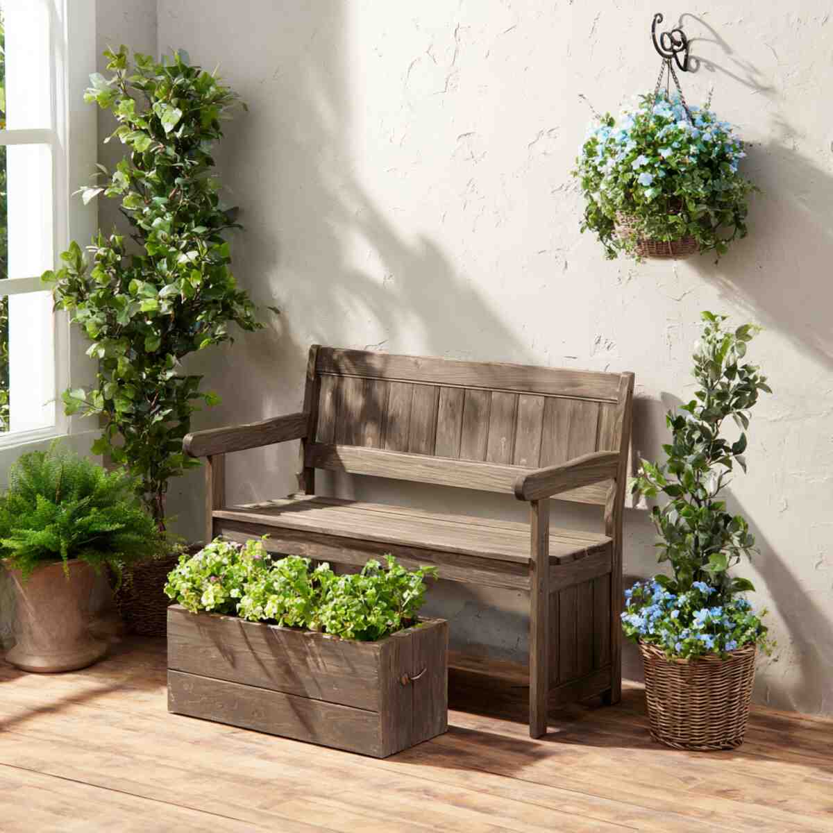 Convertible Bench-Planter Combo