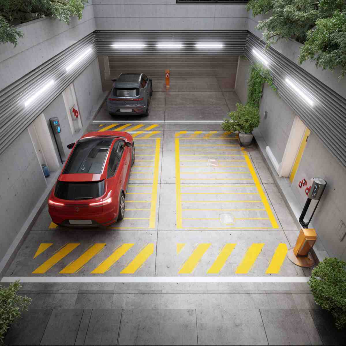 Smart Sensor-Guided Parking Spot