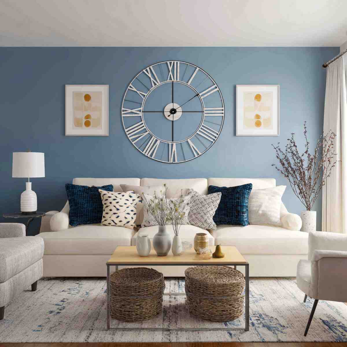 Centered on an Accent Wall