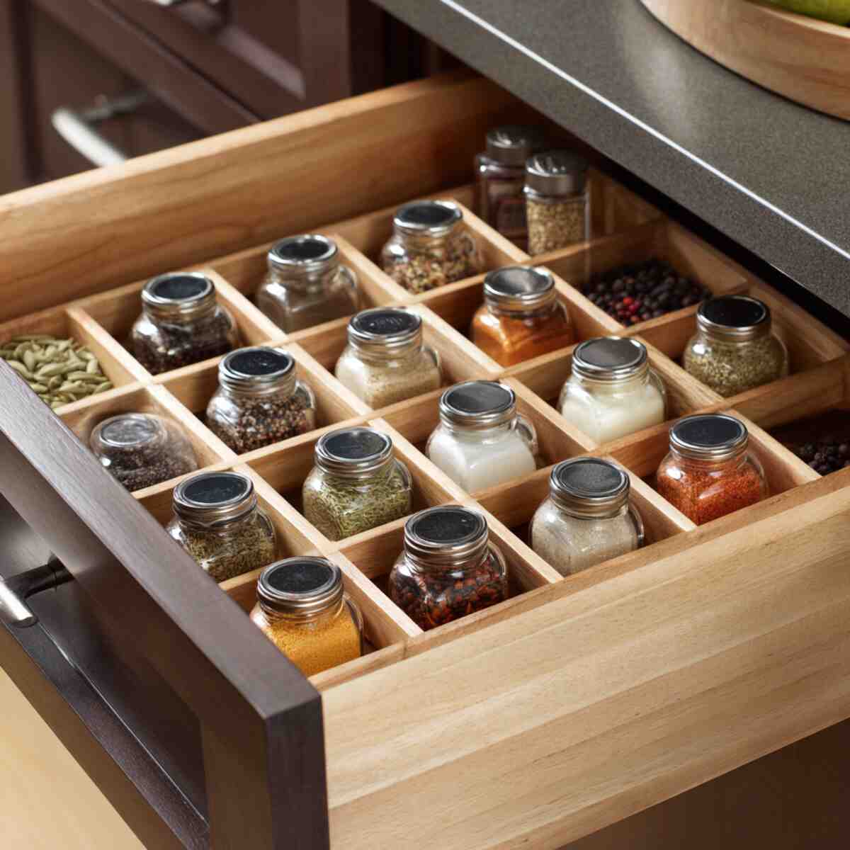 Deep Drawer Spice Rack Insert