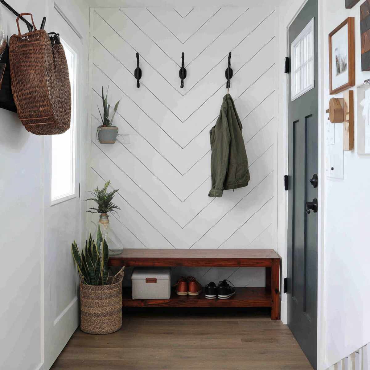 Diagonal Chevron Shiplap