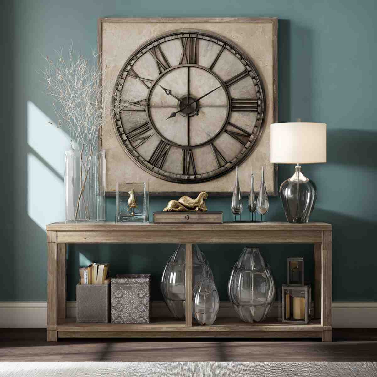 Above a Console Table