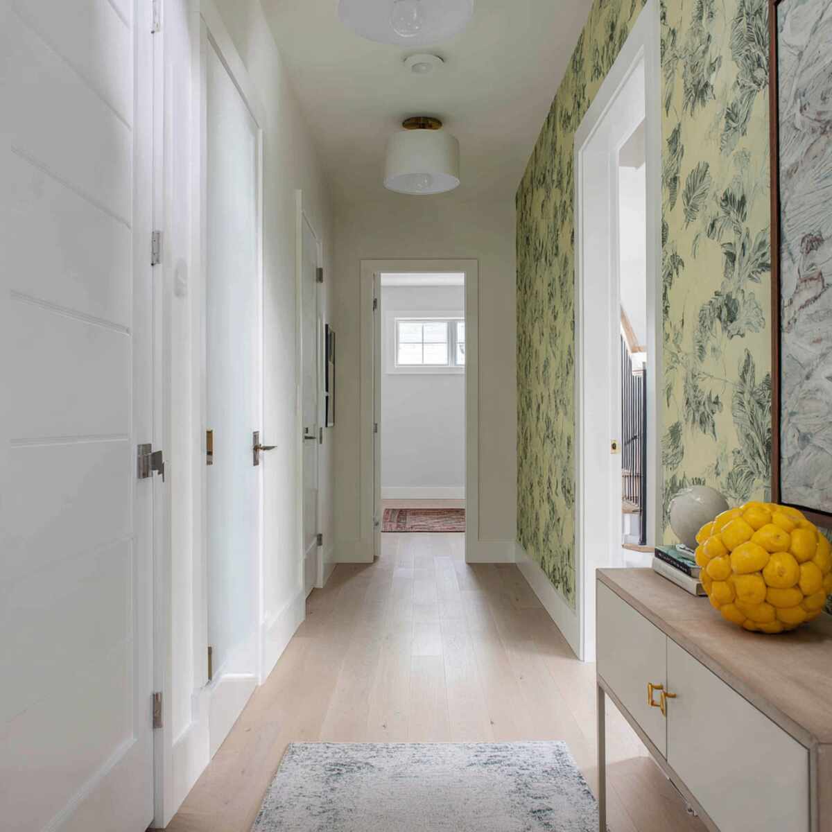 Accent Wall with Wallpaper or Paint