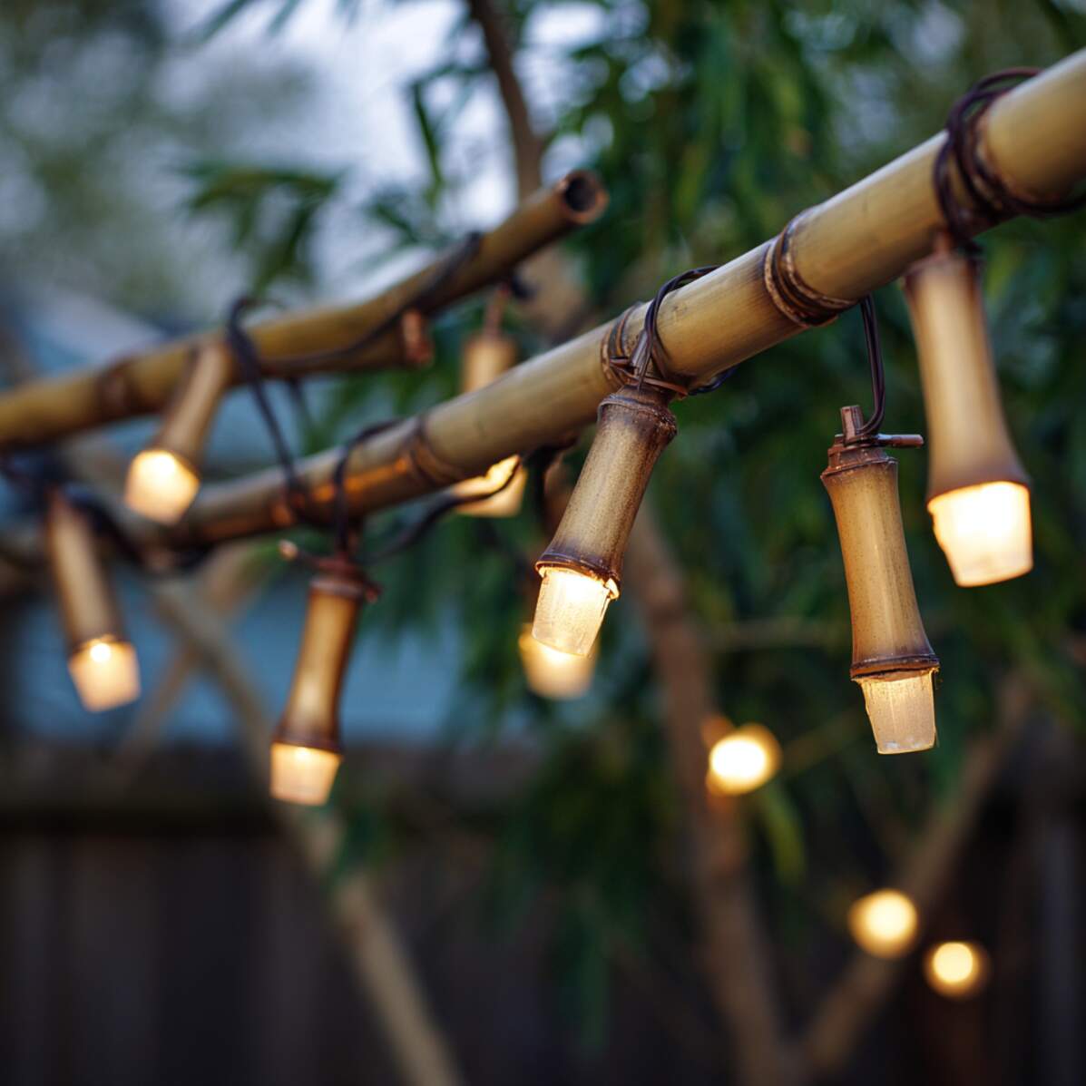 Bamboo Stick String Lights