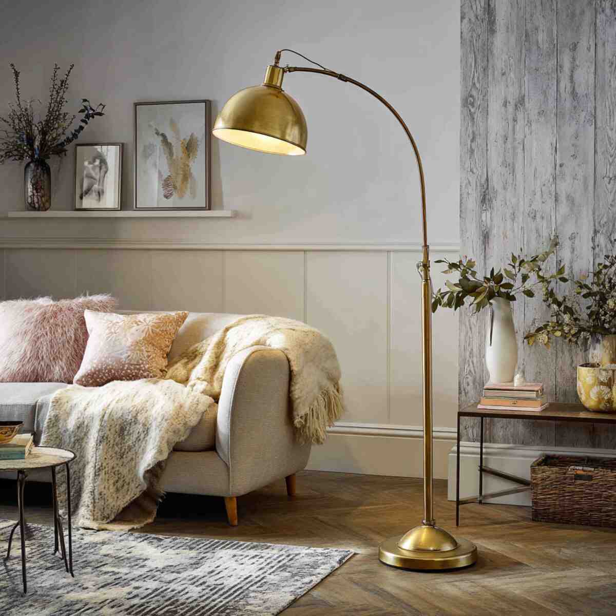 Brass Floor Lamp