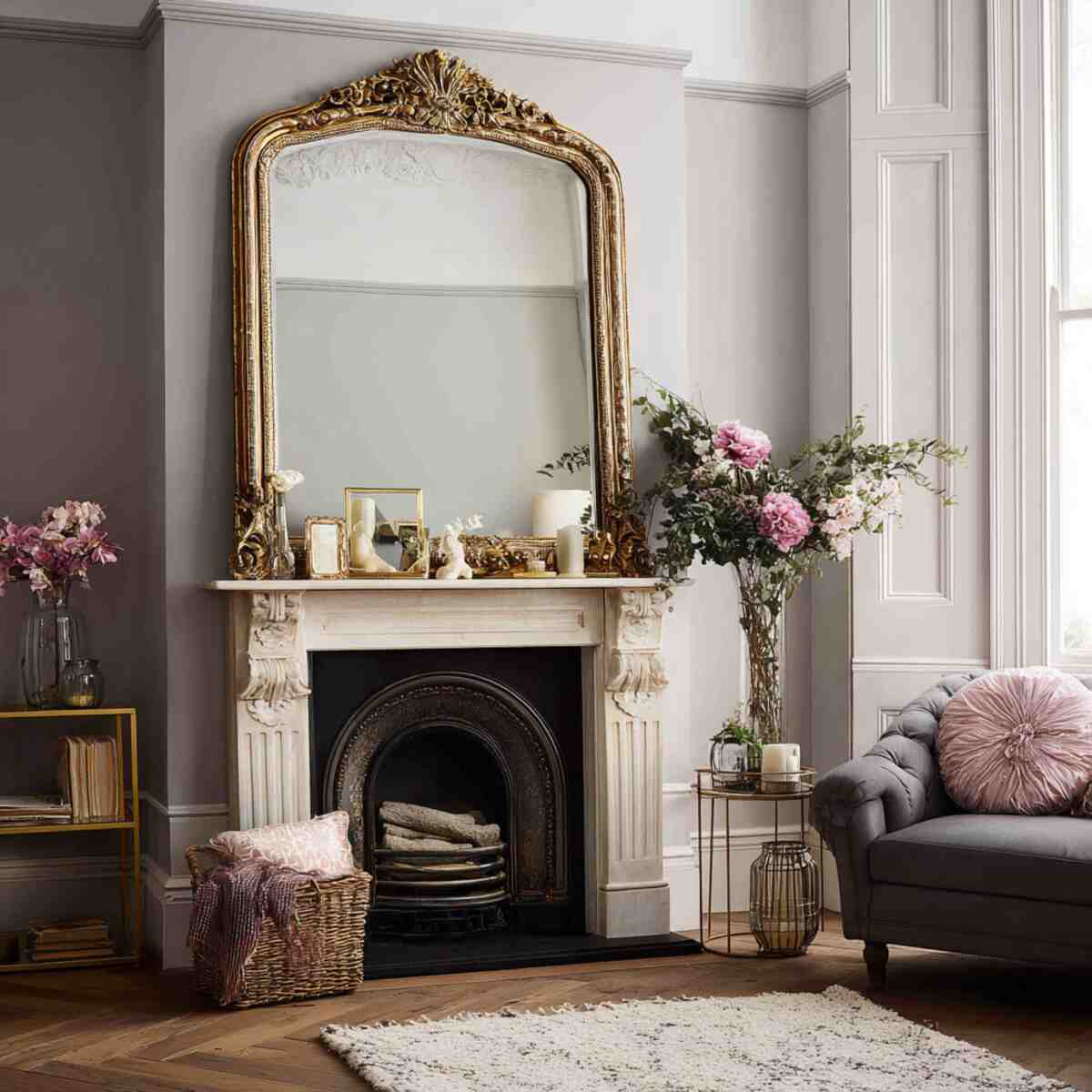 Ornate Framed Mirror