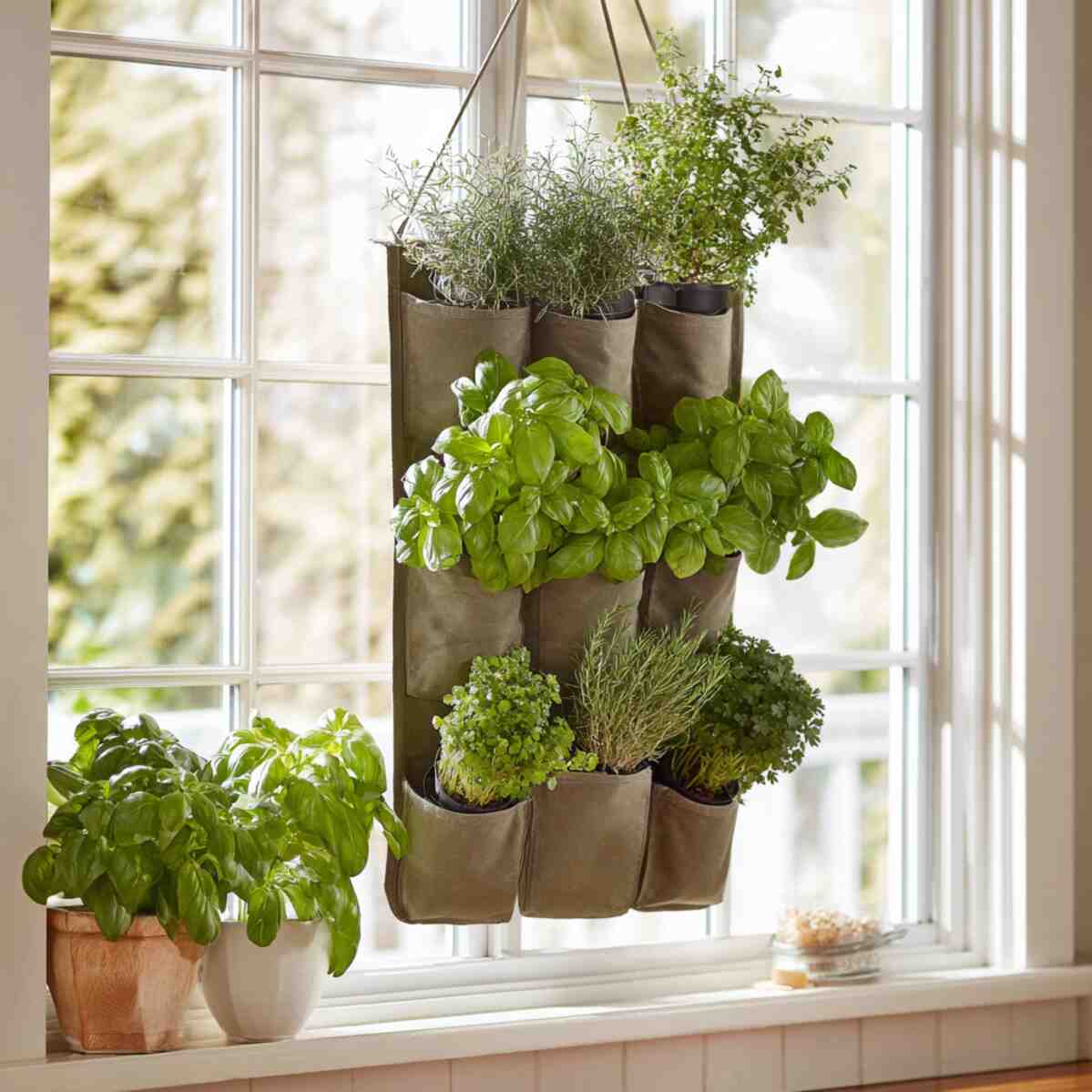 Vertical Hanging Pocket Planter