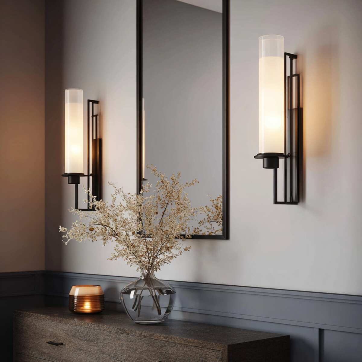Wall-Mounted Sconces for Soft Lighting