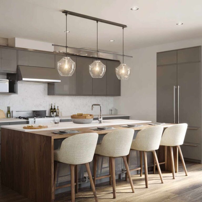 25 Kitchen Peninsula Lighting Ideas You’ll Love