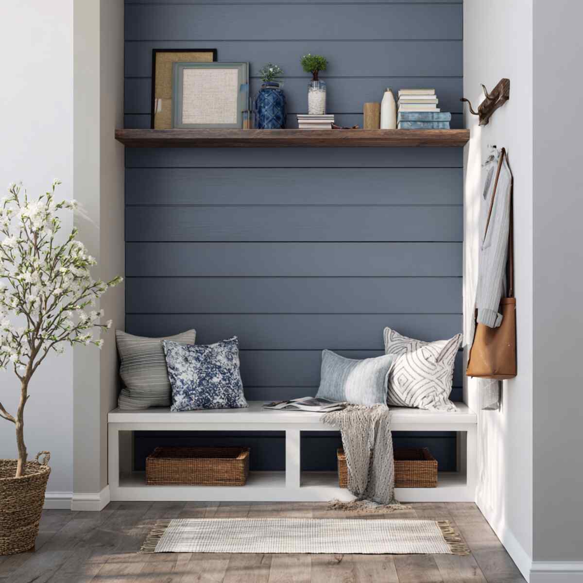 Shiplap with Accent Color