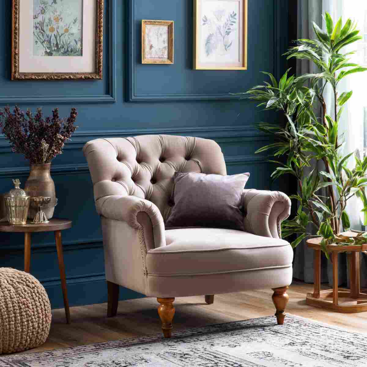 Classic Tufted Armchair