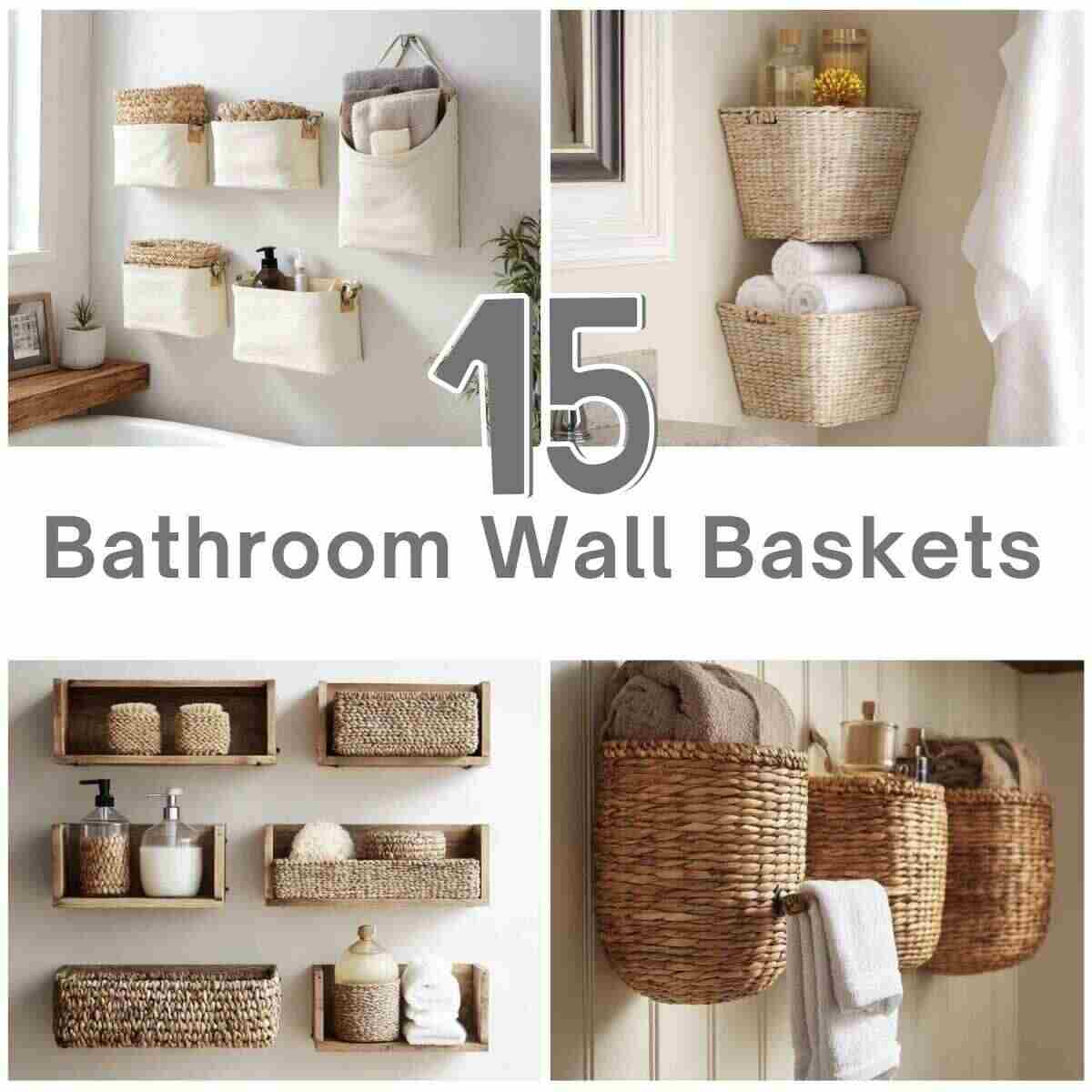 Bathroom Wall Basket Ideas