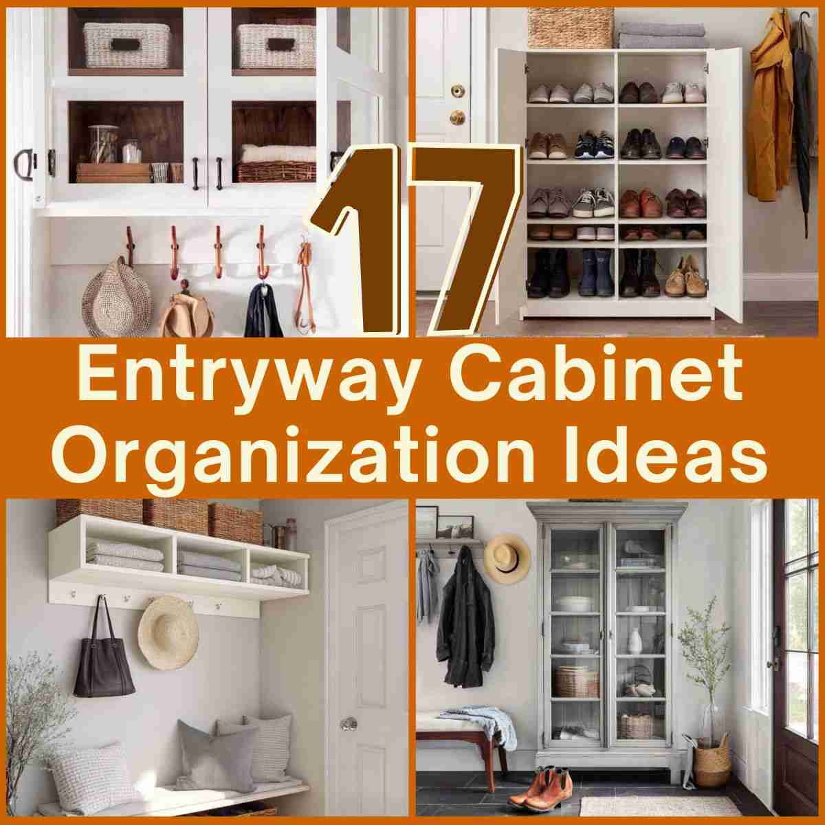  Entryway Cabinet Organization Ideas 