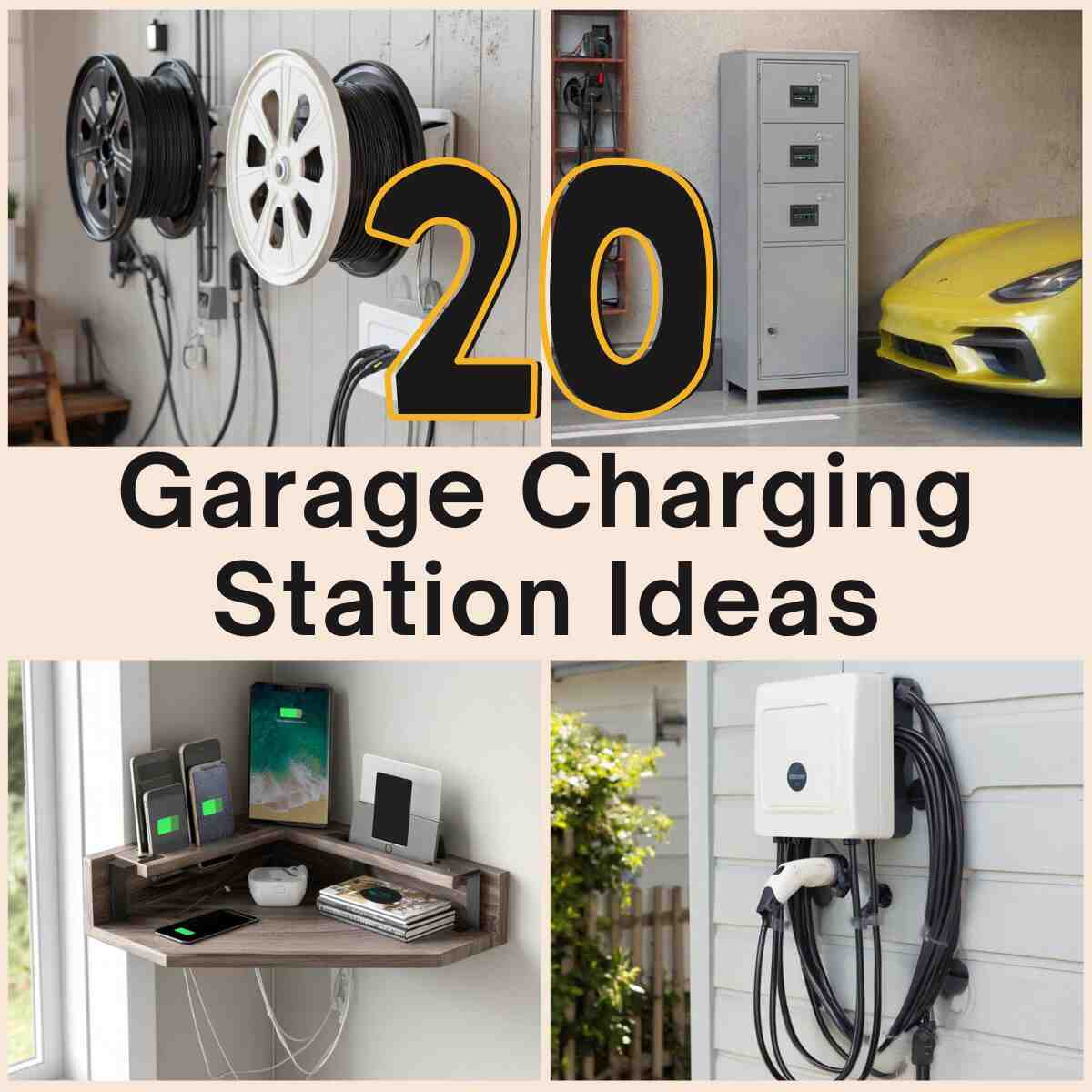 Garage Charging Station Ideas