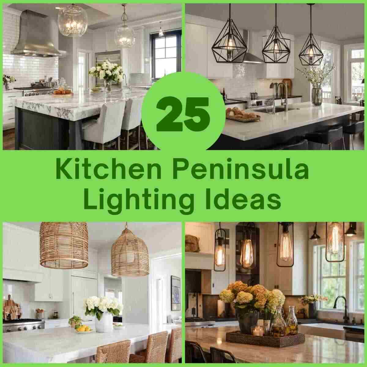 Kitchen Peninsula Lighting Ideas