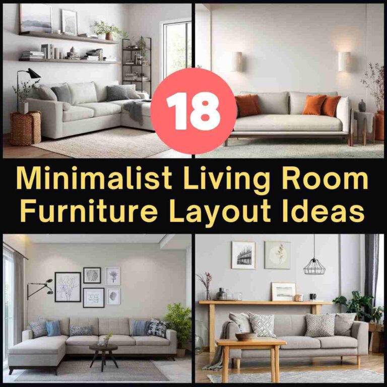 18 Minimalist Living Room Furniture Layout Ideas You’ll Love