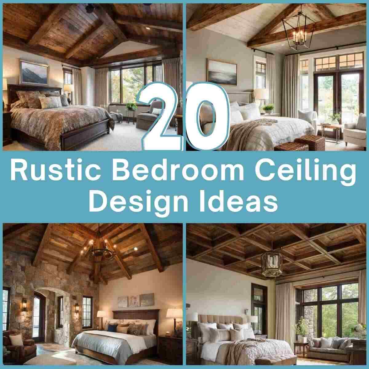 Rustic Bedroom Ceiling Design Ideas