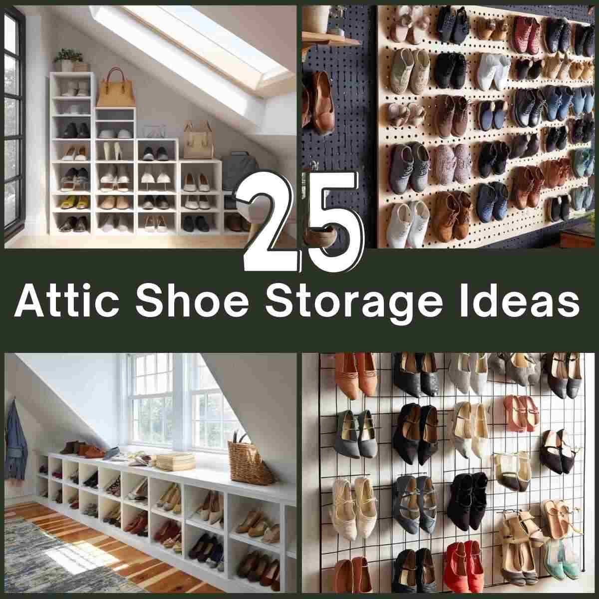 Attic Shoe Storage Ideas