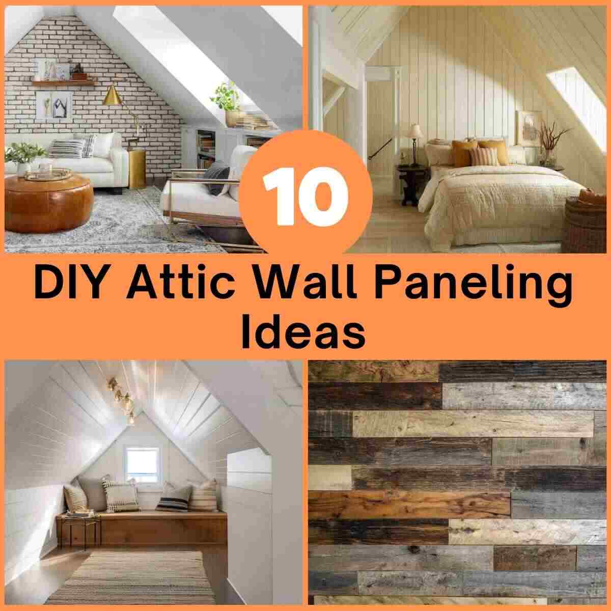 DIY Attic Wall Paneling Ideas