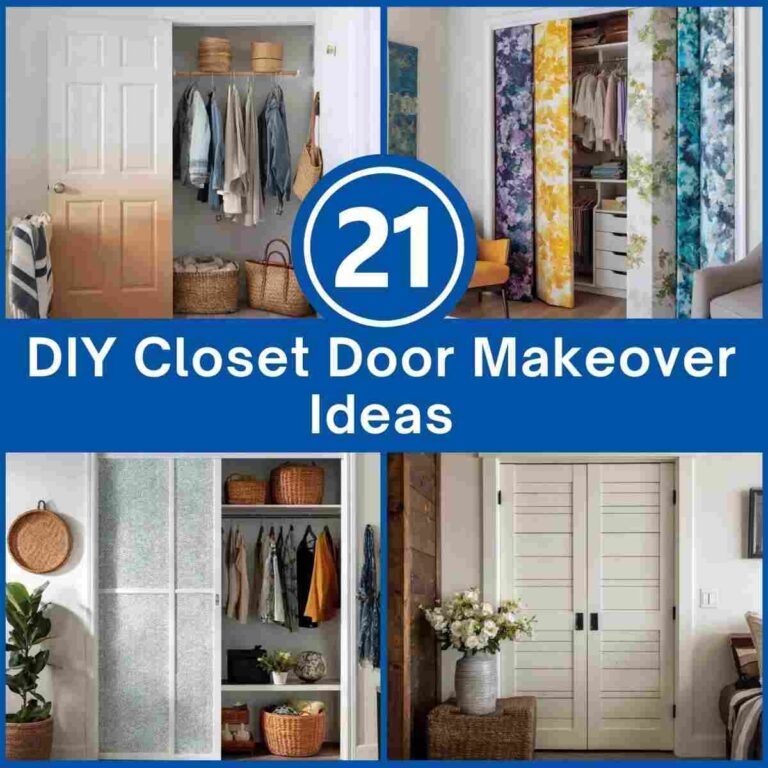 21 Easy DIY Closet Door Makeover Ideas You’ll Want to Try
