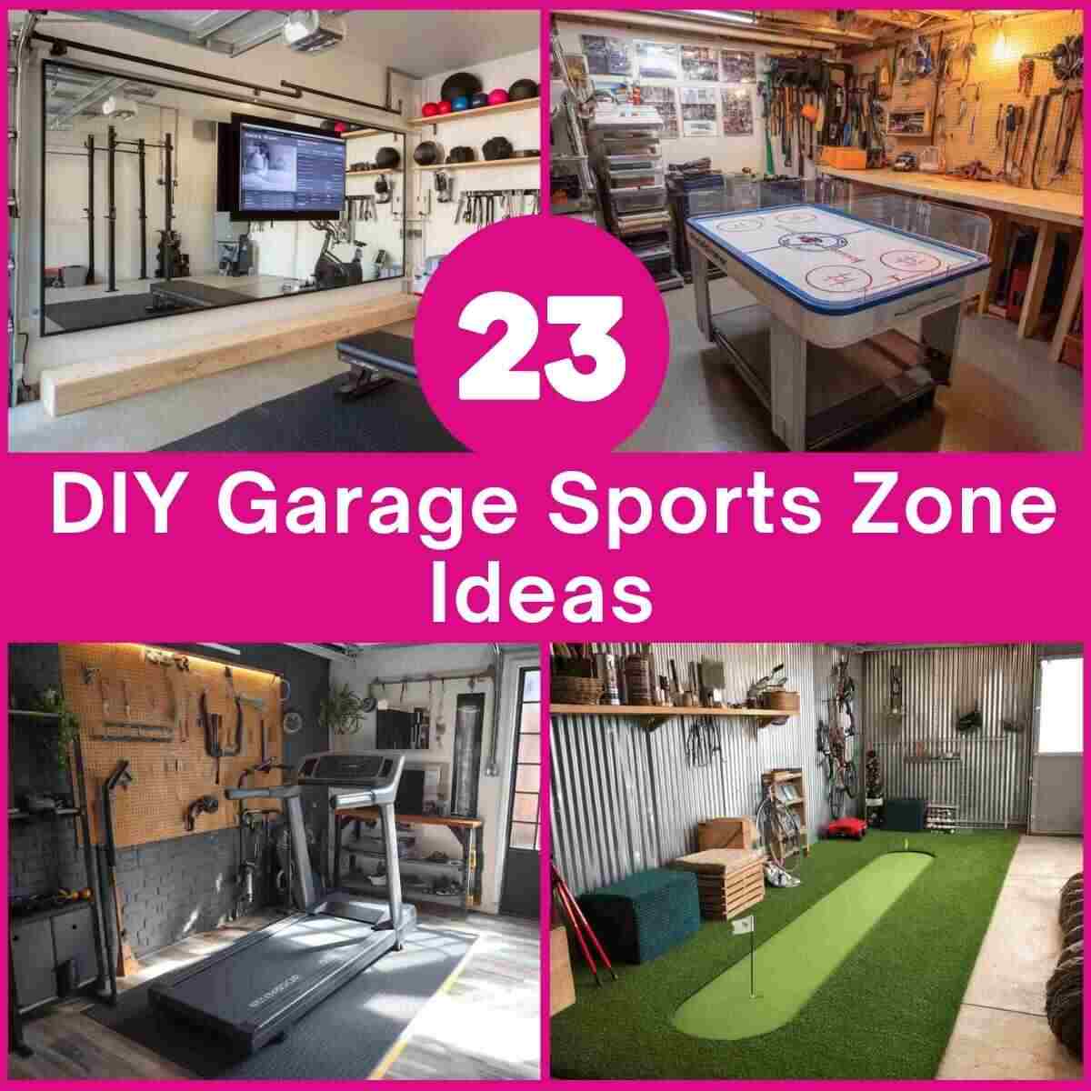 DIY Garage Sports Zone Ideas