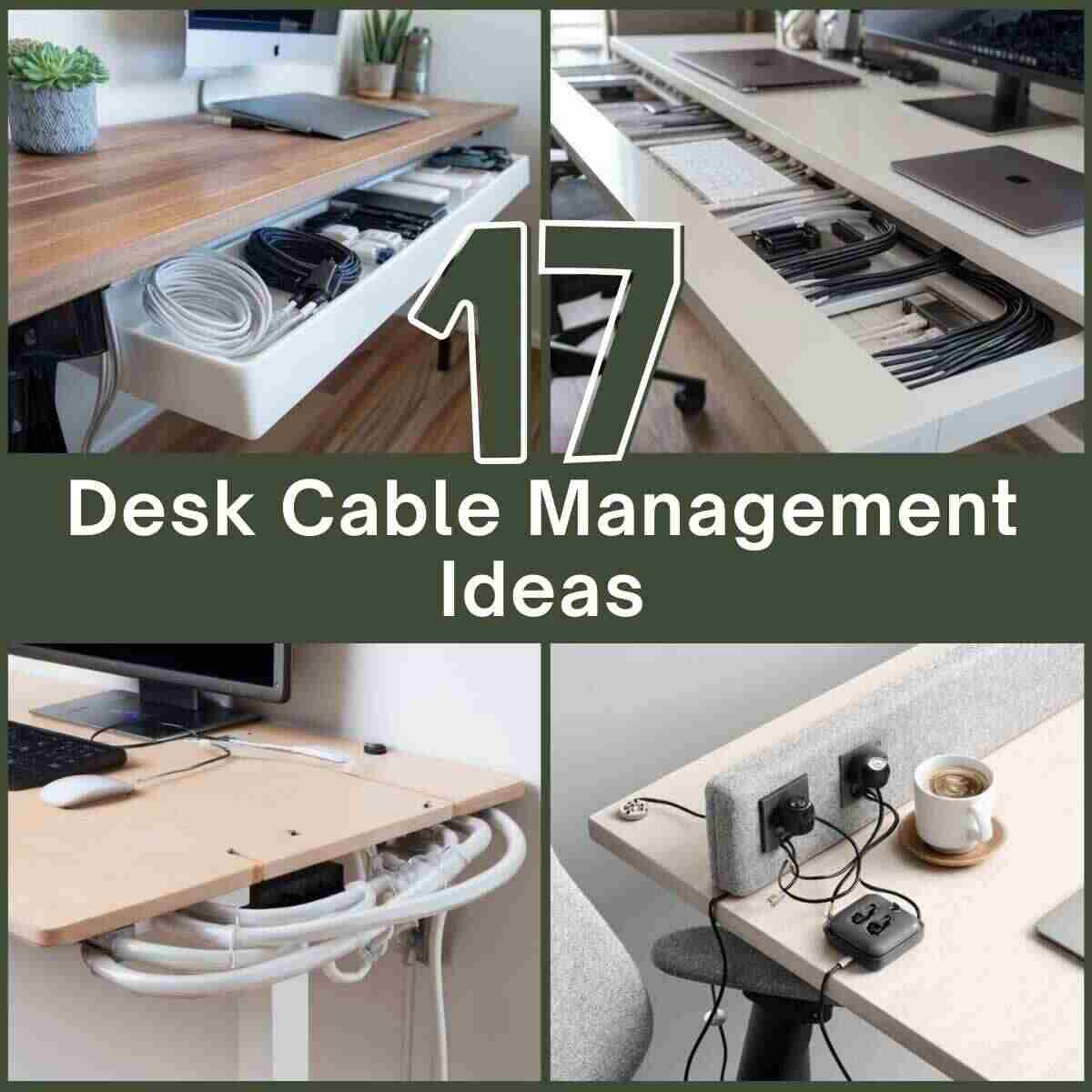 Desk Cable Management Ideas
